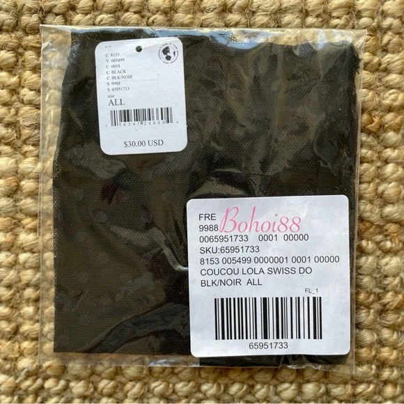 NEW Free People Coucou Lola Swiss Dot Gloves - Picture 3 of 5